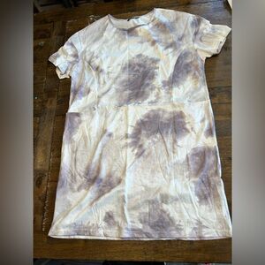 SHEIN purple tie dye mini dress